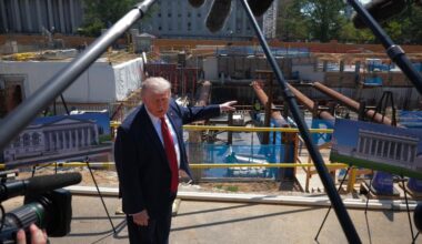Trump asks Supreme Court to let him build ballroom, citing national security needs and architectural values