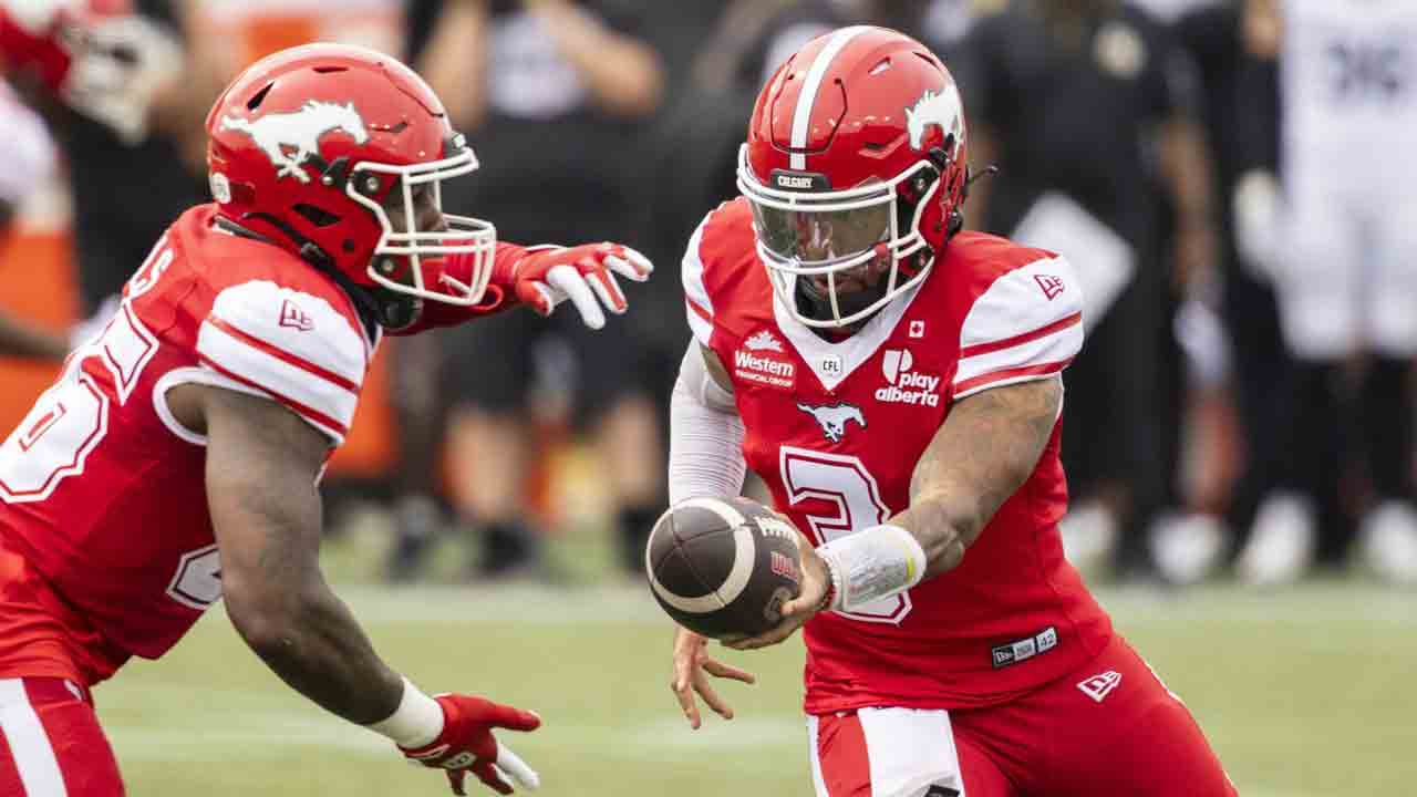 Adams Jr. throws CFL-best 21st TD pass as Stampeders defeat Tiger-Cats 