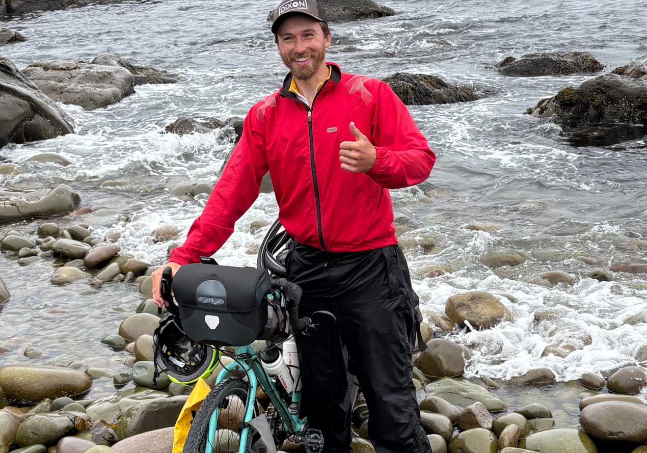 Hamilton man completes cross-Canada cycle journey in aid of animal welfare