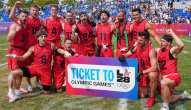 Canada's men's flag football team qualifies for 2028 Los Angeles Olympics