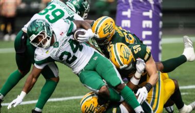 Saskatchewan Roughriders win the rematch, defeat Elks in Edmonton