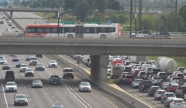 HIGHWAY CLOSED: Child critical following multi-vehicle crash in Mississauga