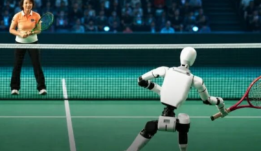 World's First Human vs Robot Tennis Match Debuts: Robot's Jaw-Dropping Extreme Saves Leave Tennis Star Zheng Jie Stunned