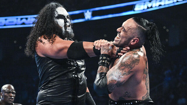 The MFTs vs. Damian Priest & R-Truth | WWE Tag Team Title Match: SmackDown highlights WWE Photo