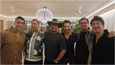David Dhawan turns 75: Salman Khan, Varun Dhawan attend birthday celebrations - see pics