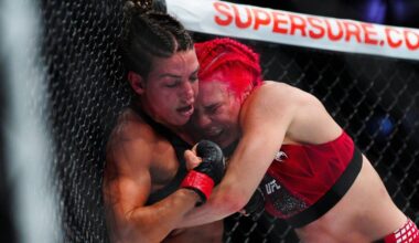 Canada's Gillian Robertson falls to Mackenzie Dern in strawweight title fight at UFC 330