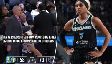 DiJonai Carrington has WNBA fan escorted — he returned after 'unfounded' complaint