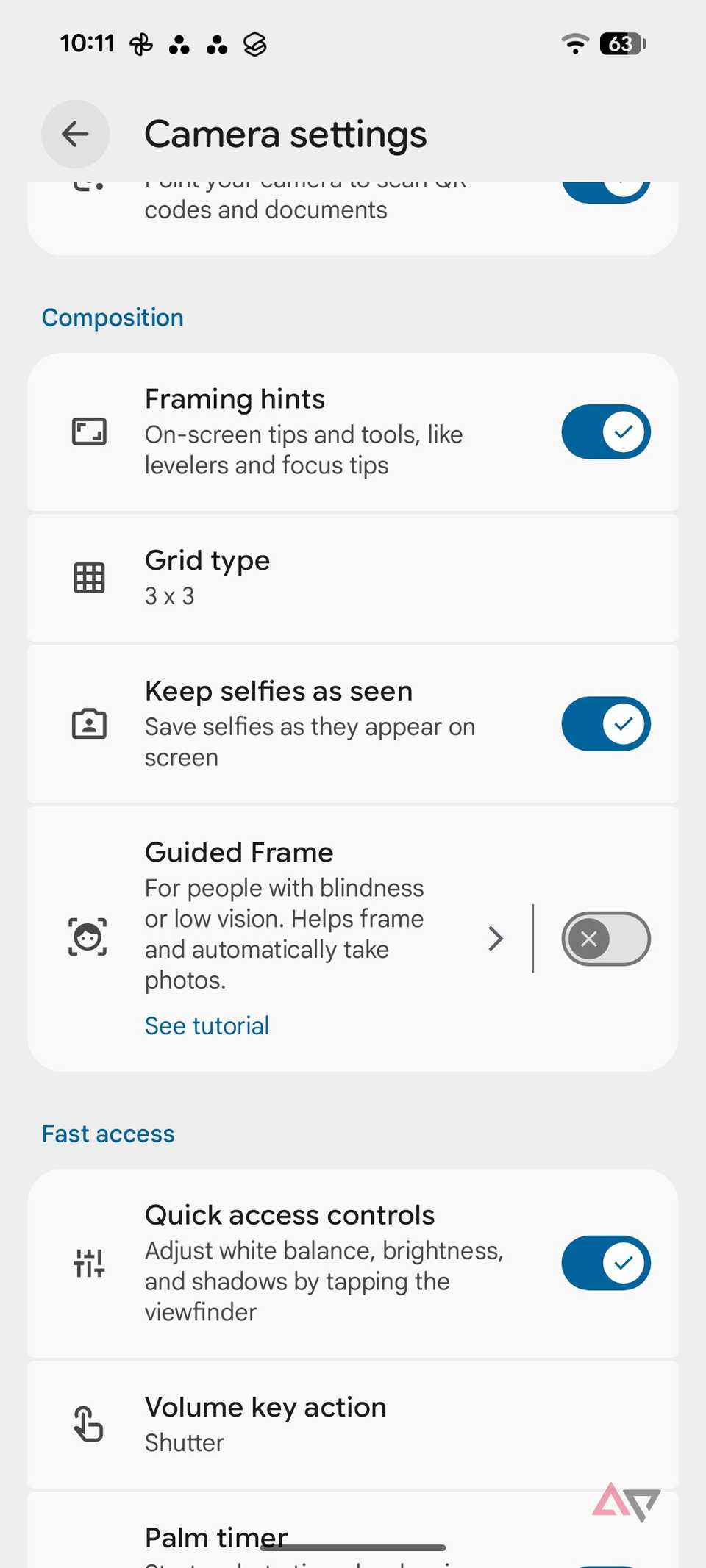keep selfies as seen on Pixel