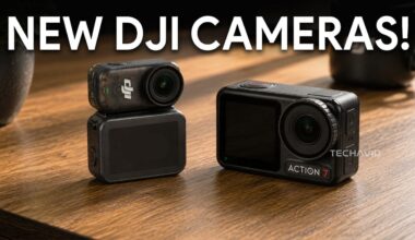 Leaked prototype of the rumored DJI Osmo Action 7 camera.