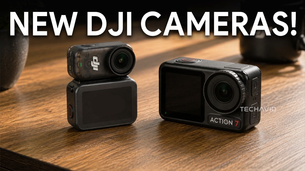 Leaked prototype of the rumored DJI Osmo Action 7 camera.