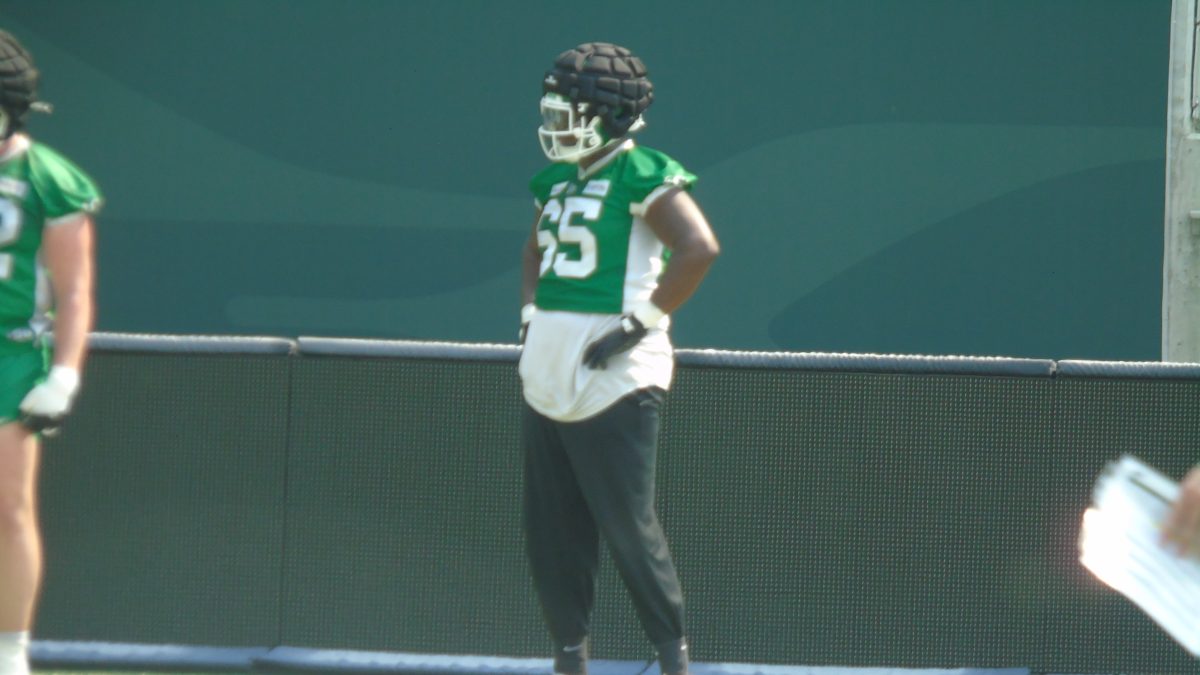 Riders’ Daniel Johnson shows off athleticism with catch vs. Lions
