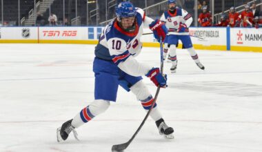 Burcar using versatility to make impact for 2027 NHL Draft
