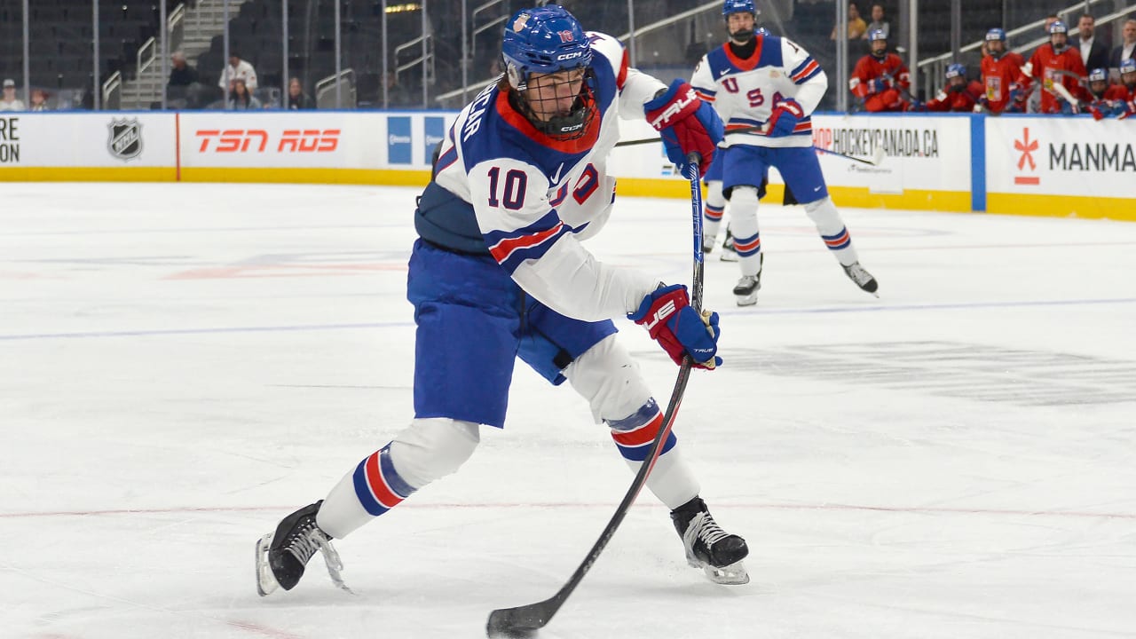Burcar using versatility to make impact for 2027 NHL Draft