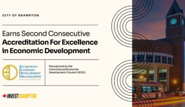 City of Brampton’s Economic Development Office earns second consecutive International Economic Development Council accreditation