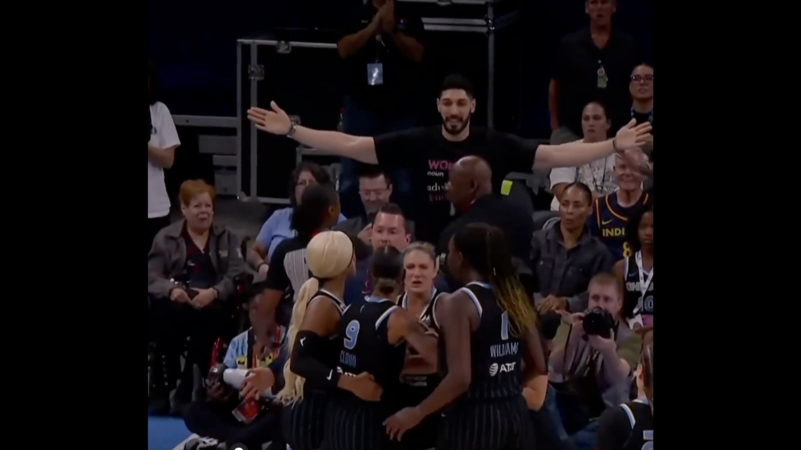 Enes Kanter gets ejected from WNBA game