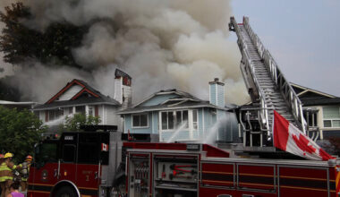 A fire in Port Coquitlam has destroyed two homes.