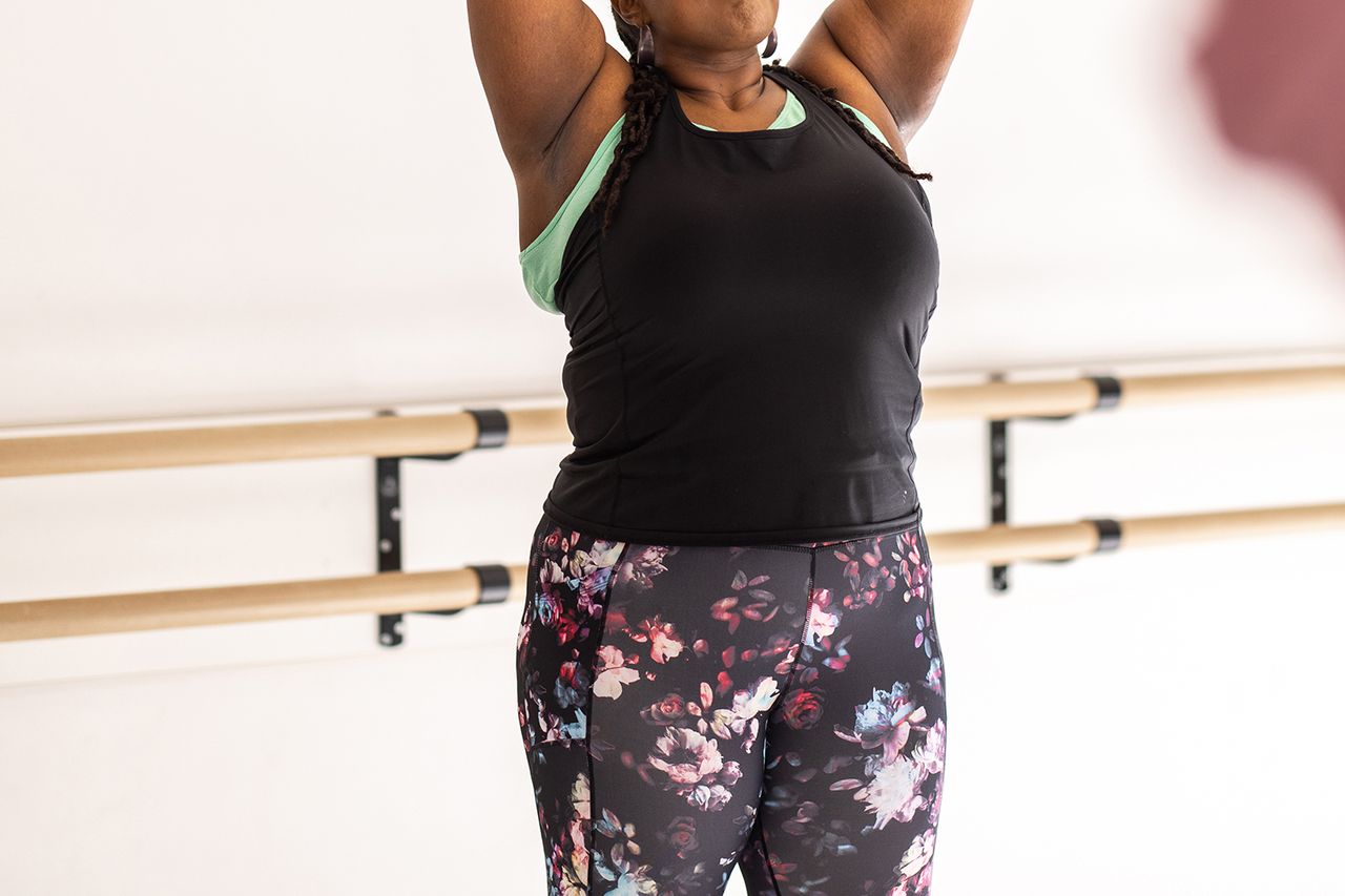 Stock image of a woman exercisingCredit: getty