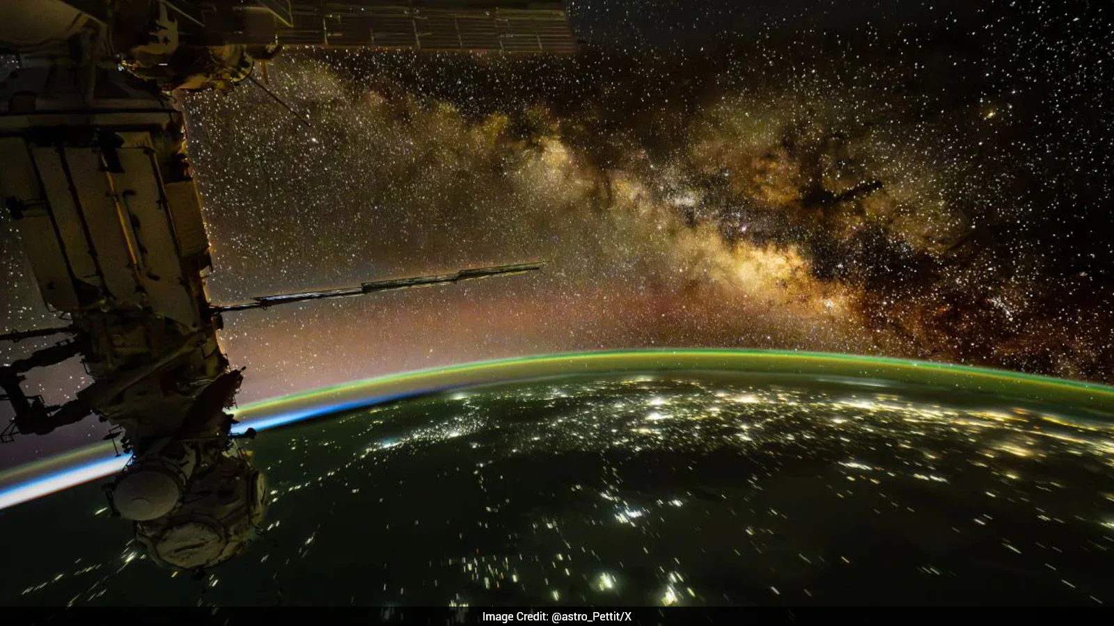 Astronaut Shares Breathtaking View Of Milky Way From Space