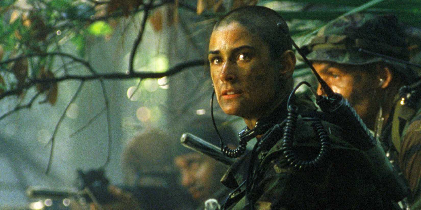 Demi Moore as Lieutenant Jordan O'Neil in G.I. Jane (1997)
