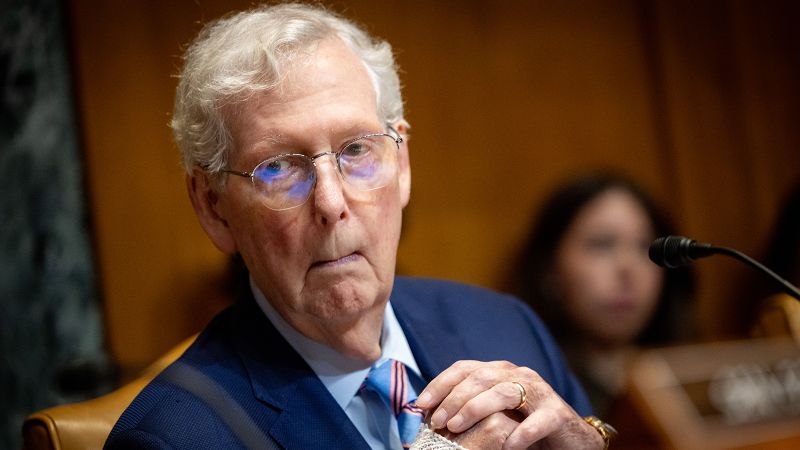 McConnell says he’s been discharged from rehab center and will continue recovery at home
