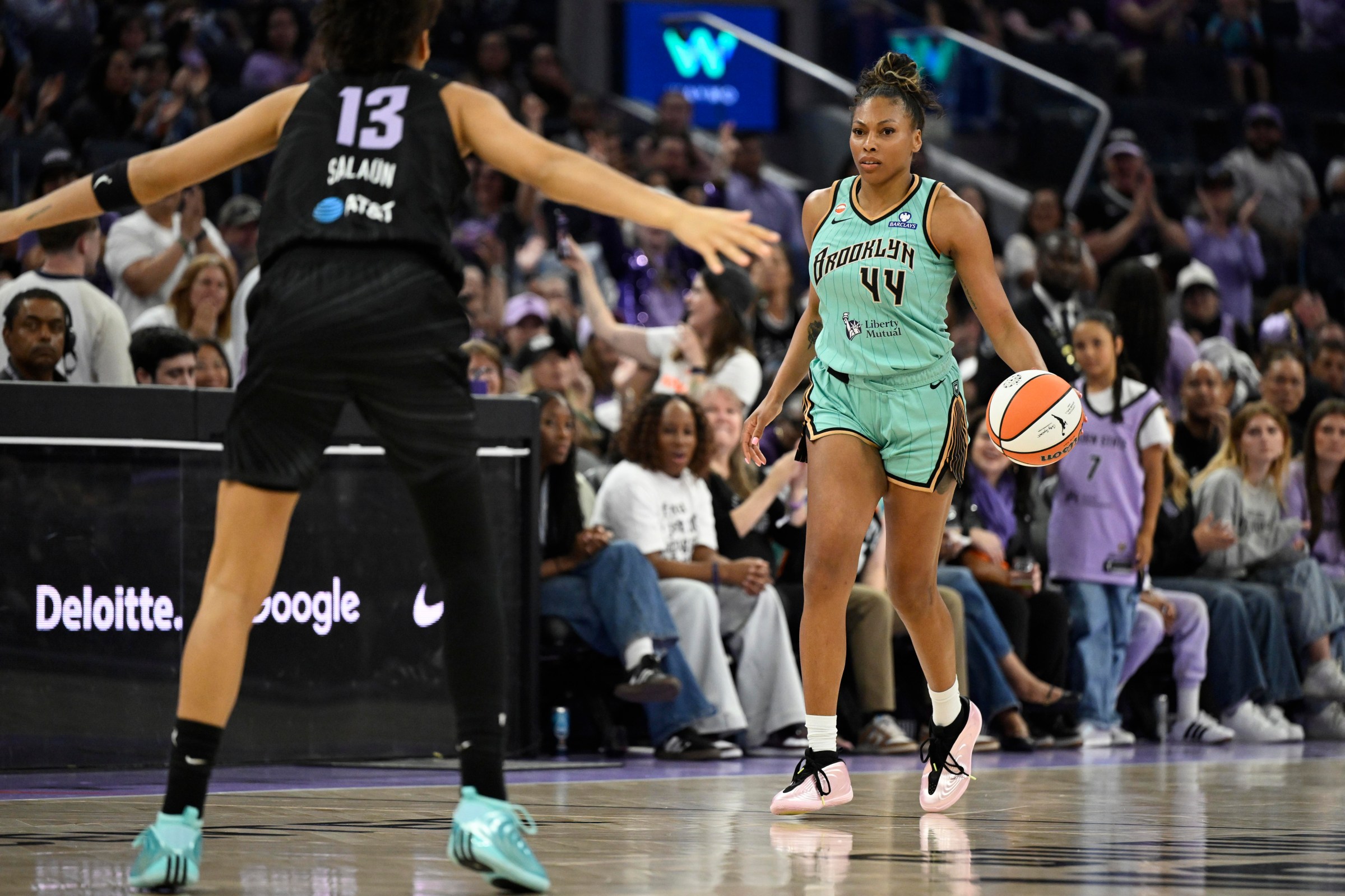 This has been Betnijah Laney-Hamilton’s first season averaging less than 10 points since 2019.