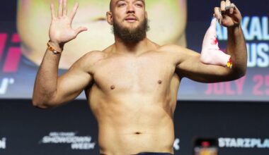 Valter Walker unfazed by own submission record in UFC, celebrates Fabricio Werdum as heavyweight GOAT