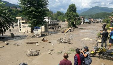 Nepal floods: Hundreds missing and many feared dead after flood hits Nepal-China border