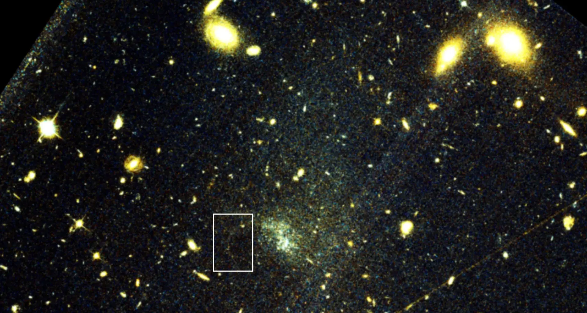 A ghostly ribbon of stars reveals hidden dark matter