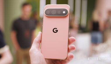 Google Pixel 11 Pro in the Canyon color.