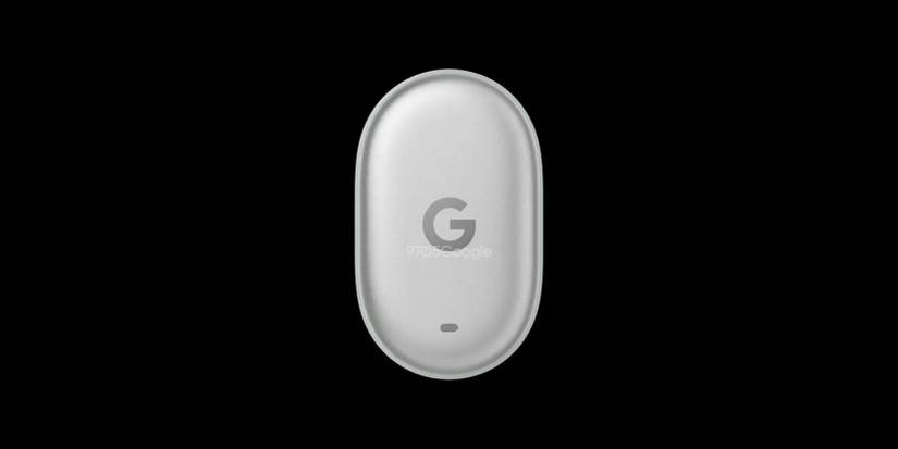 Google Pixel Tag on black background 
