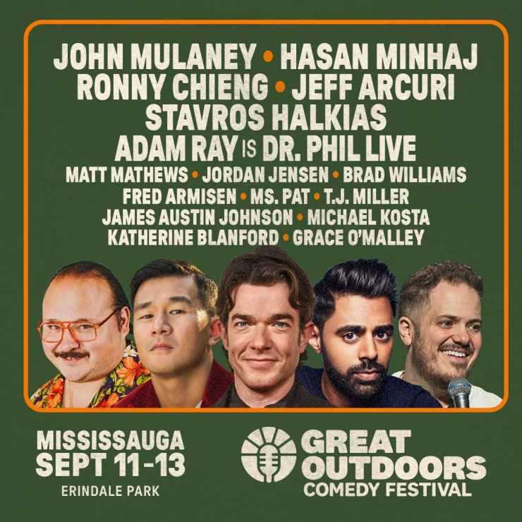 Great Outdoors Comedy Festival 2026 Mississauga poster