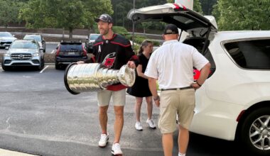 Slavin shares Stanley Cup with North Carolina nonprofit community