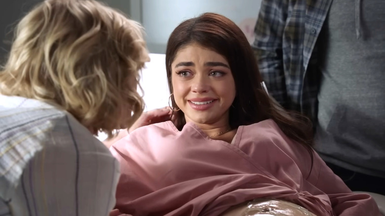 Haley talking to Claire while pregnant in hospital in 