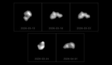 The 1st 'three-headed' asteroid photo of the day for Aug. 3, 2026