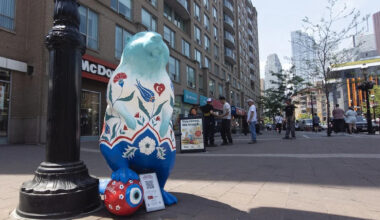 Beaver sculptures that welcomed FIFA fans in Toronto up for auction