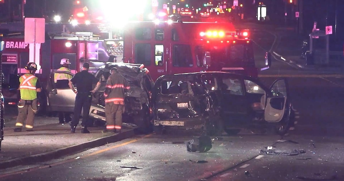 Man dead after two-vehicle collision in Brampton – CP24