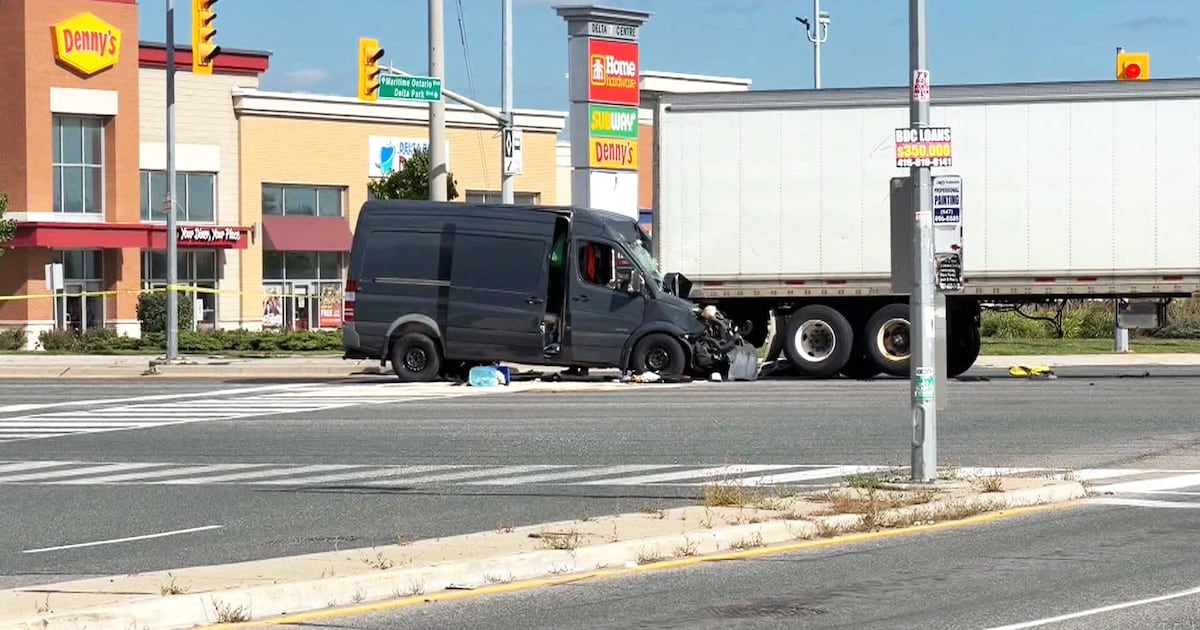 Man in his 60s killed in collision between van and truck in Brampton – CP24
