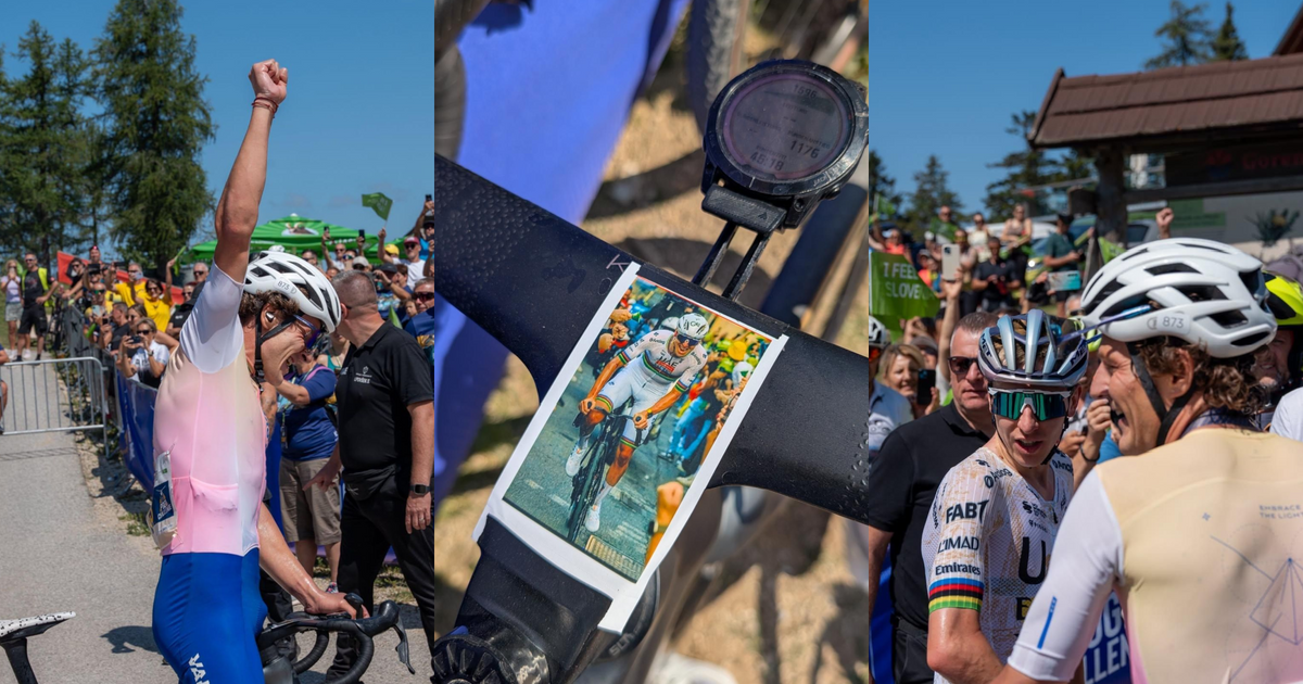Frederik Niessen, the man who beat Pogacar in the climbing challenge