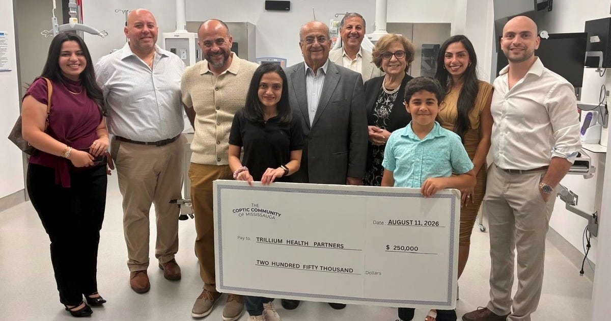 EXCLUSIVE: Coptic Christian community raises $250,000 for new Mississauga hospital