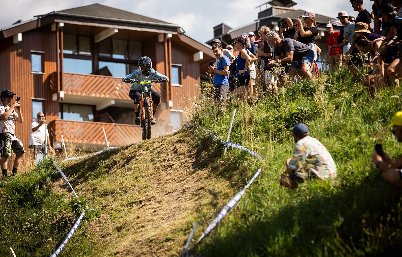 Lief Rodgers watches the Enduro World Cup title slip away in Morillon
