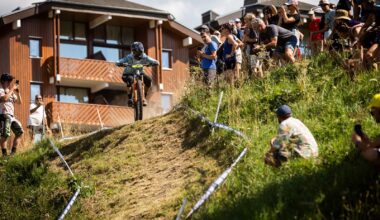 Lief Rodgers watches the Enduro World Cup title slip away in Morillon
