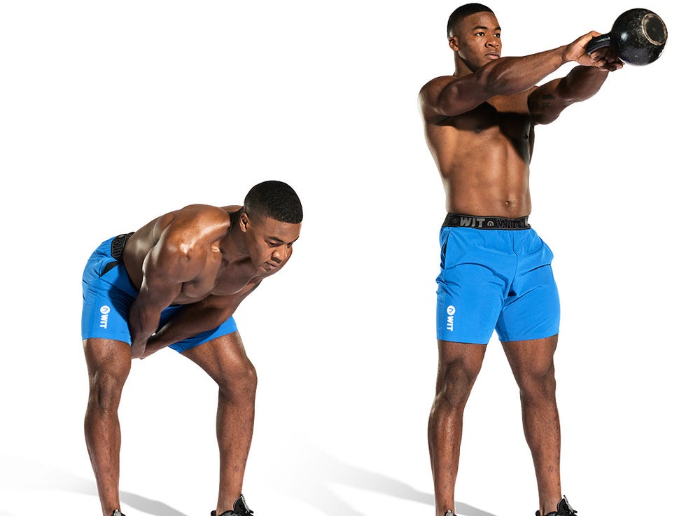 kettlebell swings dips workout
