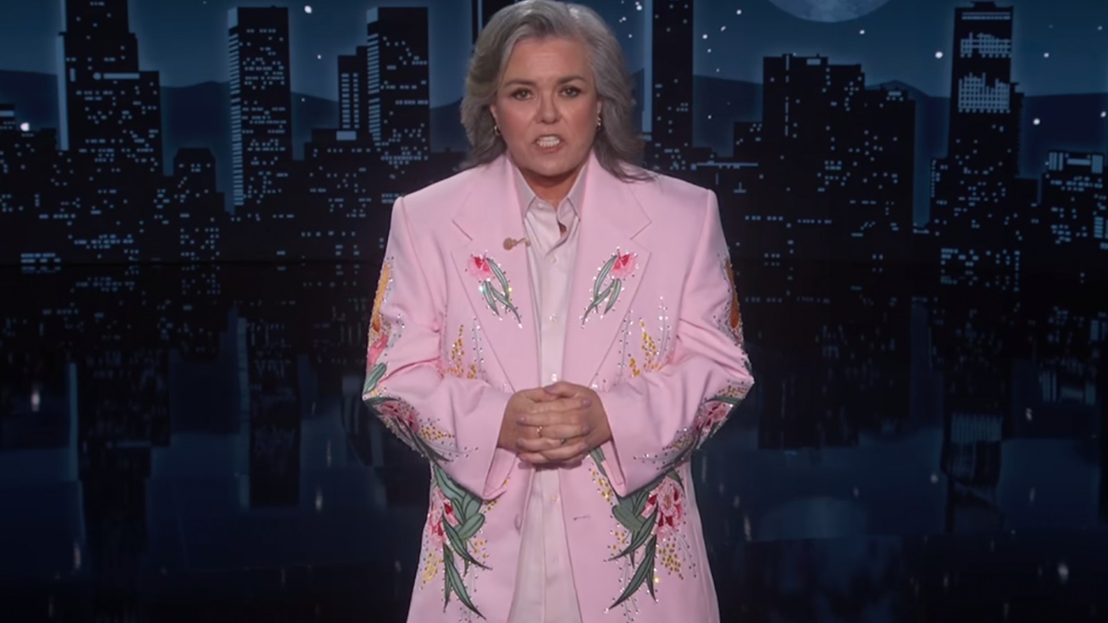 Rosie O'Donnell Criticizes Donald Trump as 'Kimmel' Guest Host