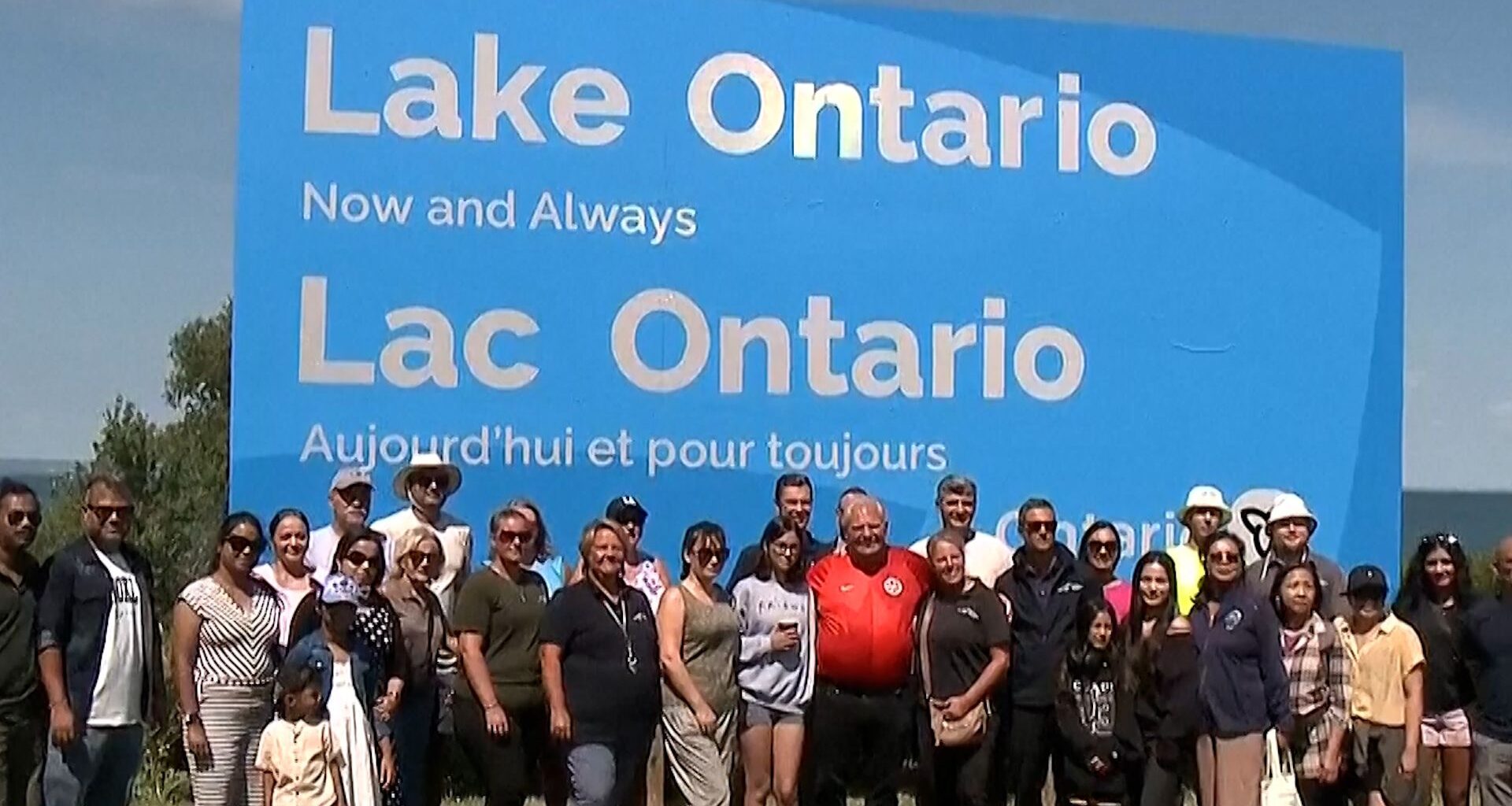 Canada unveils huge new Lake Ontario sign in snub to Trump | Al Jazeera