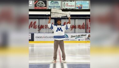 Miller rocks old high school jersey with Stanley Cup in Minnesota