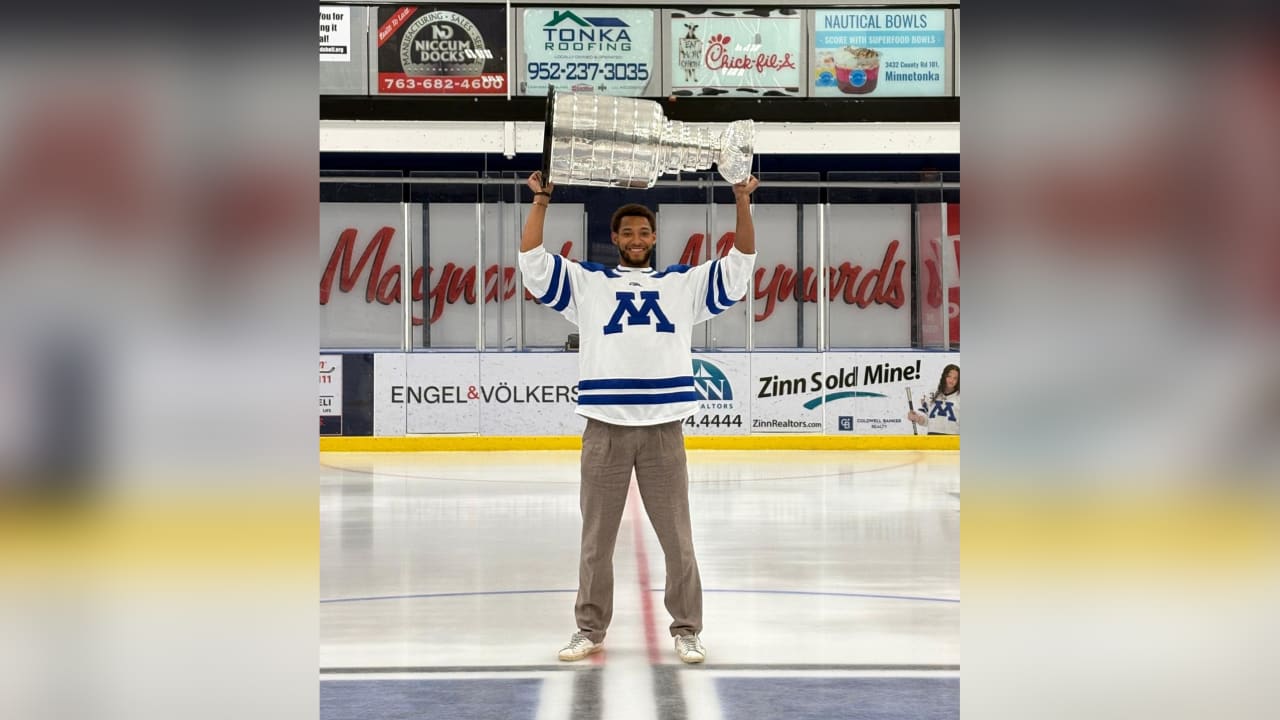 Miller rocks old high school jersey with Stanley Cup in Minnesota