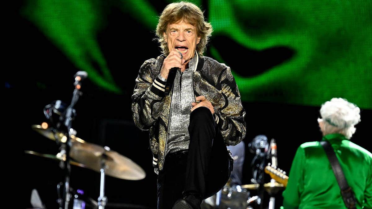 Mick Jagger performs onstage at SoFi Stadium during The Rolling Stones Tour '24 Hackney Diamonds.