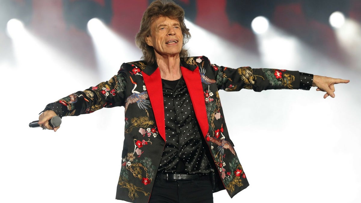 mick jagger on stage 