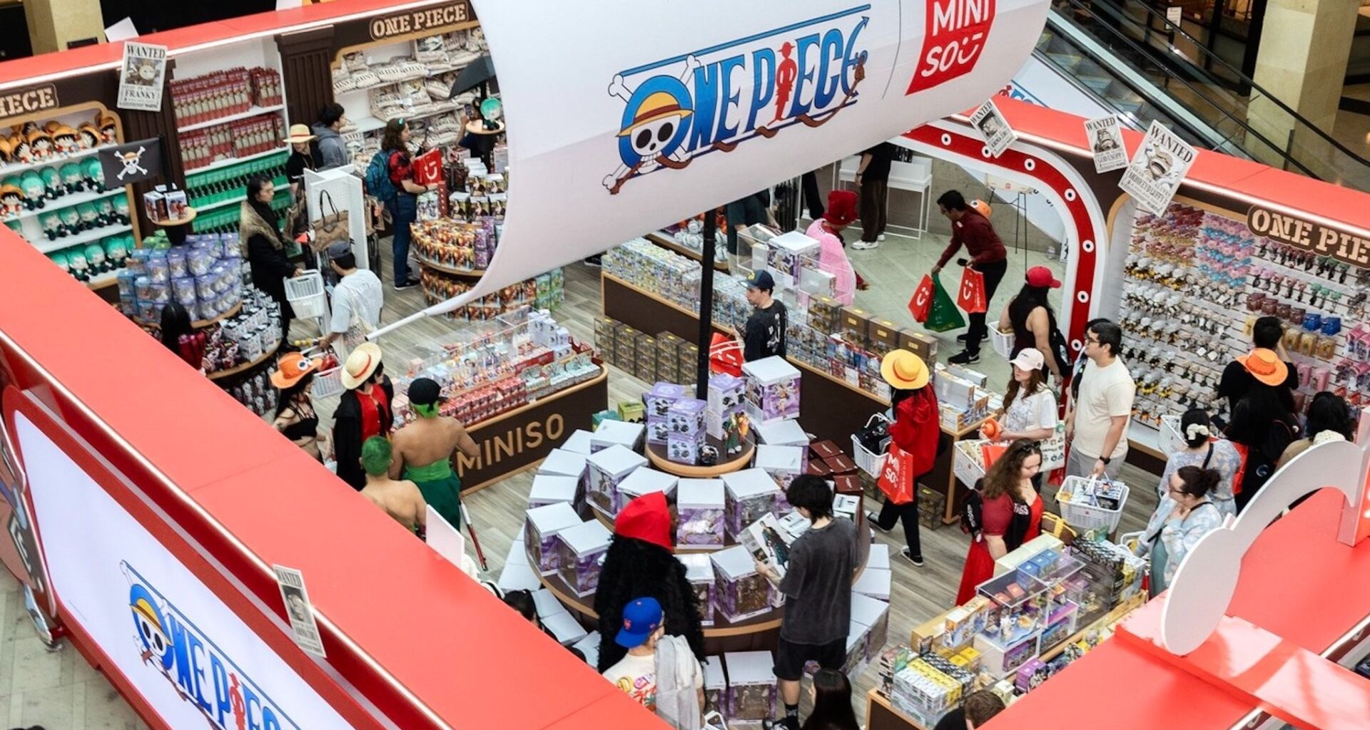 A One Piece pop-up in the shape of a ship is now in Mississauga