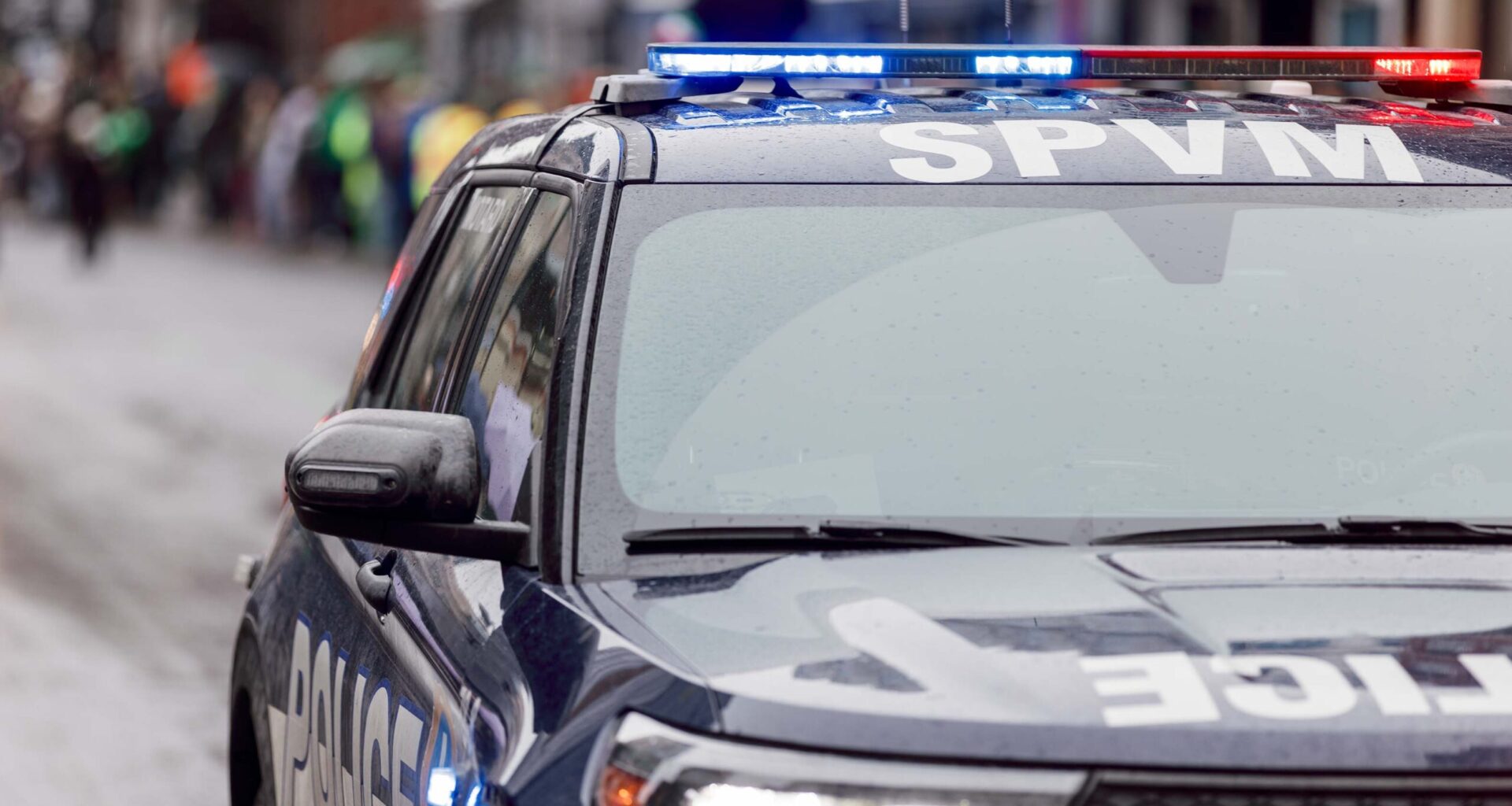 Montreal police vehicle.